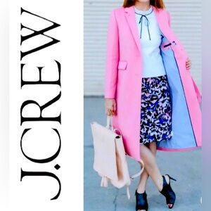 J. Crew Collection Coat Olivia topcoat with grosgrain ribbon
00 $495-